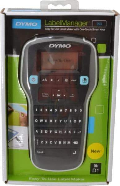 Dymo - Handheld Printer/Office Label Maker - 180 DPI Resolution, 6.63" Wide x 9.88" Long - Eagle Tool & Supply