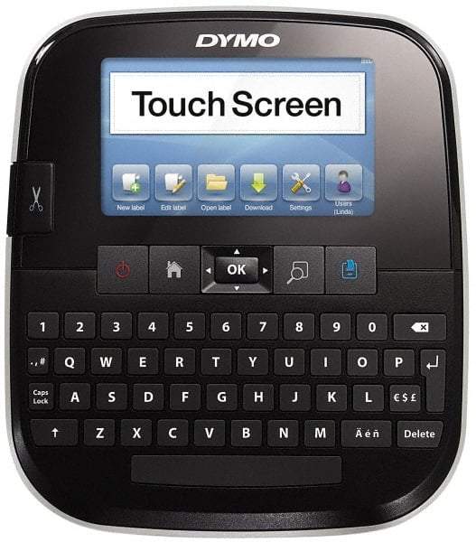 Dymo - Handheld/PC Printer/Office Label Maker - 180 DPI Resolution, 9.312" Wide x 9.31" Long - Eagle Tool & Supply