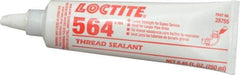 Loctite - 250 mL Tube, Off-White, Low Strength Paste Threadlocker - Series 564, 72 Hour Full Cure Time, Hand Tool, Heat Removal - Eagle Tool & Supply