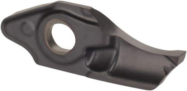 Iscar - 8200020MIFR Grade IC908, 2mm Cutting Width Carbide Grooving Insert - 5.7mm Max Depth of Cut, Neutral, 0.2mm Corner Radius, TiAlN Finish - Eagle Tool & Supply