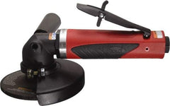 Sioux Tools - 4" Wheel Diam, 12,000 RPM, Pneumatic Angle & Disc Grinder - 3/8-24 Spindle, 35 CFM, Rear Exhaust - Eagle Tool & Supply