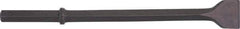 Ingersoll-Rand - 3" Head Width, 14" OAL, 1" Shank Diam, Scaling Chisel - Hex Drive, Hex Shank, Steel - Eagle Tool & Supply