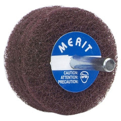 4″ × 1/2″ with 1/4″ Spindle Non-Woven Spindle - Mounted Disc Very Fine Grit Aluminum Oxide - Eagle Tool & Supply