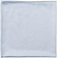 Rubbermaid - Dry Microfiber Wipes - Packet, 16" x 16" Sheet Size, Blue - Eagle Tool & Supply