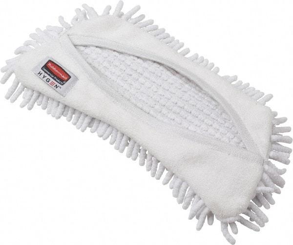 Rubbermaid - 226.06mm Long x 149.86mm Wide Microfiber Dust Mop Head - White - Eagle Tool & Supply