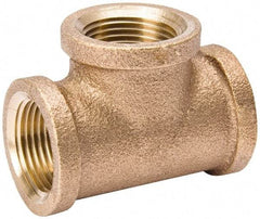 Value Collection - Class 125, 1/2" Internal Pipe, Red Brass Tee - MPT - Eagle Tool & Supply