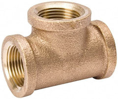 Value Collection - Class 125, 3/8" Internal Pipe, Red Brass Tee - MPT - Eagle Tool & Supply