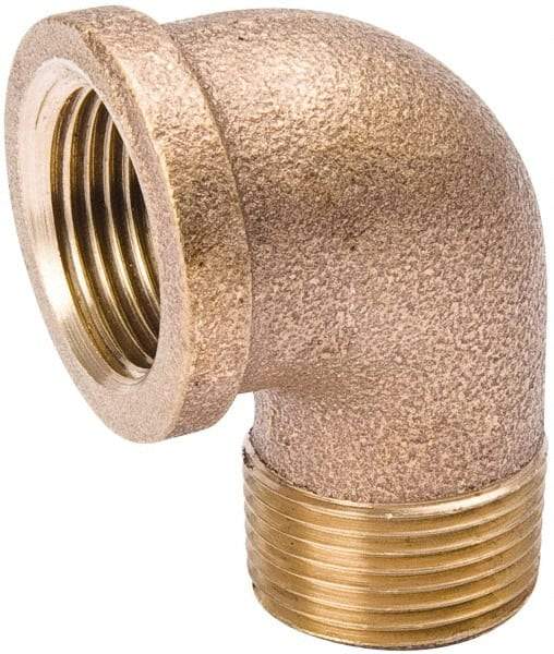 Value Collection - Class 125, 1/2" Internal Pipe, Red Brass 90° Street Elbow - MPT - Eagle Tool & Supply