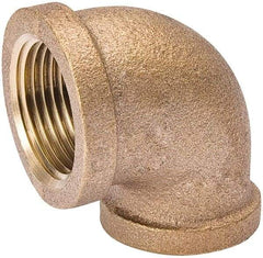 Value Collection - Class 125, 1 x 3/4" Internal Pipe, Red Brass 90° Elbow - MPT - Eagle Tool & Supply
