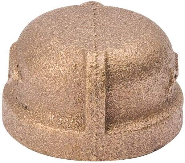 Value Collection - Class 125, 1" Internal Pipe, Red Brass End Cap - MPT - Eagle Tool & Supply