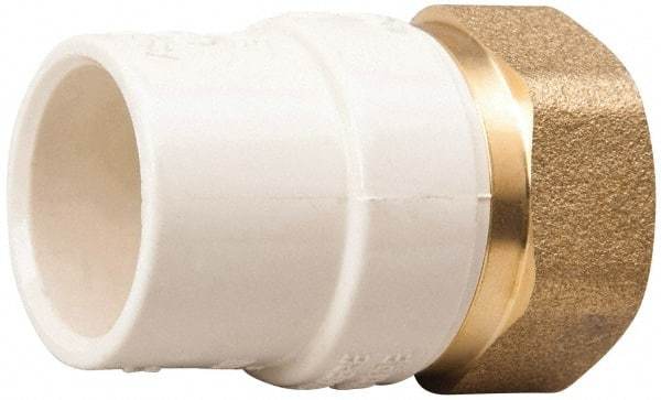 Value Collection - 1/2" CPVC Plastic Pipe Female Adapter - Schedule 40, FIP End Connections - Eagle Tool & Supply
