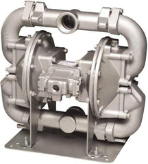 SandPIPER - Air Operated Diaphragm Pump - Buna Diaphragm, Aluminum Housing - Eagle Tool & Supply
