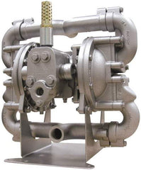 SandPIPER - Air Operated Diaphragm Pump - EPDM Diaphragm, Stainless Steel Housing - Eagle Tool & Supply