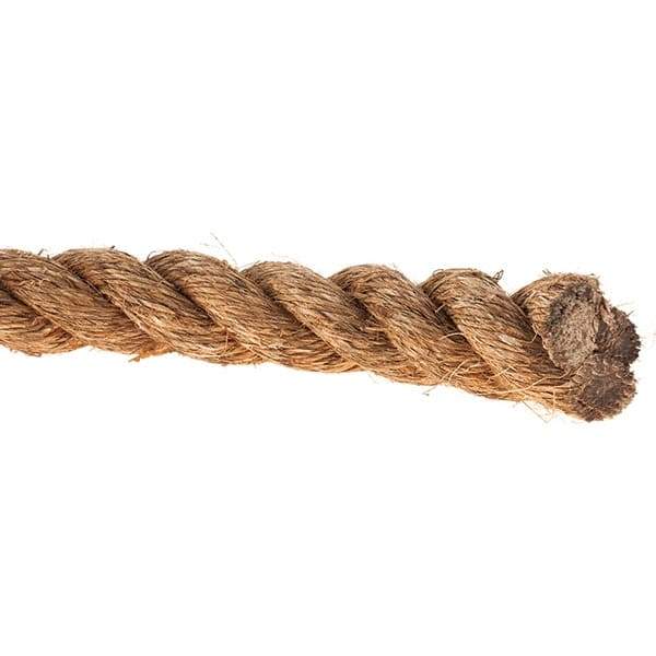 Value Collection - 600' Max Length Manila Rope - 2" Diam, 3,487 Lb Capacity - Eagle Tool & Supply