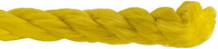 Value Collection - 1,200' Max Length Polypropylene Twisted Rope - 1/2" Diam, 472 Lb Capacity - Eagle Tool & Supply