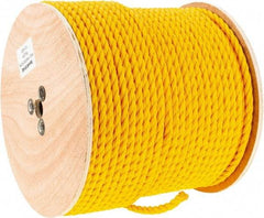 Value Collection - 600' Max Length Polypropylene Twisted Rope - 1/2" Diam, 472 Lb Capacity - Eagle Tool & Supply