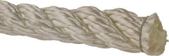 Value Collection - 600' Max Length Nylon Twisted Rope - 3/4" Diam, 1,597 Lb Capacity - Eagle Tool & Supply