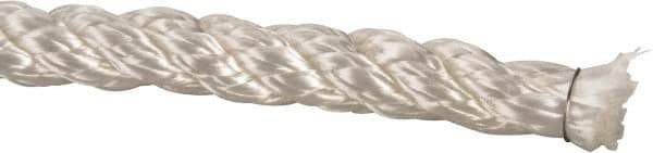 Value Collection - 600' Max Length Polyester Twisted Rope - 1/2" Diam, 636 Lb Capacity - Eagle Tool & Supply