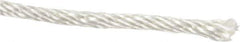 Value Collection - 1,000' Max Length Nylon Solid Braid Rope - 1/8" Diam, 39 Lb Capacity - Eagle Tool & Supply