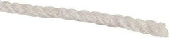 Value Collection - 1,200' Max Length Polyester Twisted Rope - 1/4" Diam, 165 Lb Capacity - Eagle Tool & Supply