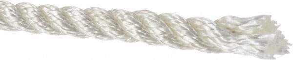 Value Collection - 600' Max Length Polyester Twisted Rope - 3/8" Diam, 363 Lb Capacity - Eagle Tool & Supply