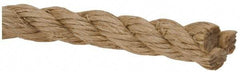 Value Collection - 500' Max Length Sisal Twisted Rope - 3/4" Diam, 432 Lb Capacity - Eagle Tool & Supply