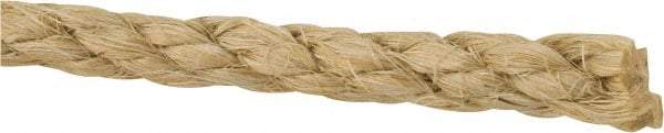 Value Collection - 500' Max Length Sisal Twisted Rope - 3/8" Diam, 108 Lb Capacity - Eagle Tool & Supply