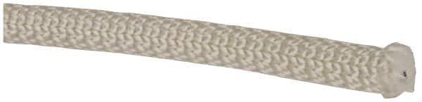 Made in USA - 100' Max Length Nylon Solid Braid Rope - 3/8" Diam, 124 Lb Capacity - Eagle Tool & Supply