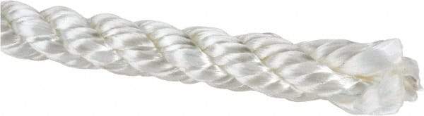 Value Collection - 600' Max Length Nylon Twisted Rope - 1/2" Diam, 709 Lb Capacity - Eagle Tool & Supply