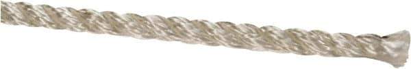 Value Collection - 1,200' Max Length Nylon Twisted Rope - 1/4" Diam, 186 Lb Capacity - Eagle Tool & Supply