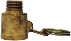 EVER-TITE Coupling Products - 1" Brass Cam & Groove Suction & Discharge Hose Female Coupler Male NPT Thread - Part B, 1" Thread, 350 Max psi - Eagle Tool & Supply
