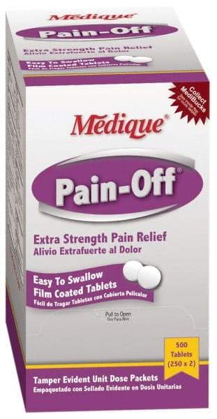 Medique - Pain-Off Tablets - Headache & Pain Relief - Eagle Tool & Supply