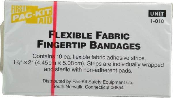 Medique - Fingertip Self-Adhesive Bandage - Yellow, Woven Fabric Bandage - Eagle Tool & Supply