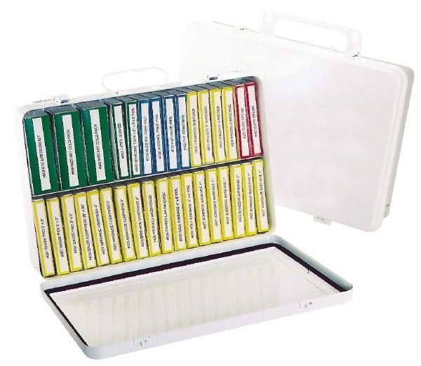 Medique - 31 & 36 Piece, 36 Person, Refill for Industrial First Aid Kit - 13-11/16" Wide x 2-3/4" Deep x 9-1/4" High, Plastic Case - Eagle Tool & Supply