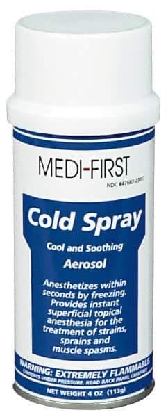 Medique - 4 oz Pain Relief Spray - Comes in Aerosol Can - Eagle Tool & Supply