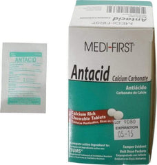 Medique - Mint Flavor Medi-First Antacid Tablets - Antacids & Stomach Relief - Eagle Tool & Supply