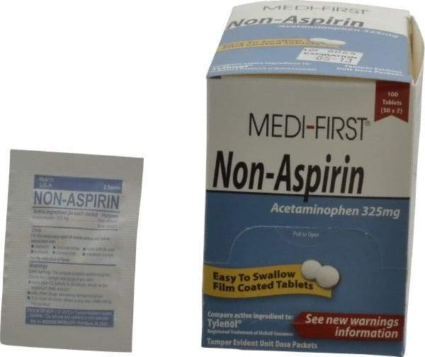 Medique - Medi-First Non-Aspirin Tablets - Headache & Pain Relief - Eagle Tool & Supply