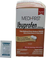 Medique - Medi-First Ibuprofen Tablets - Headache & Pain Relief - Eagle Tool & Supply