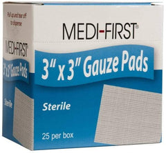 Medique - 3" Long x 3" Wide, General Purpose Pad - Gauze Bandage - Eagle Tool & Supply