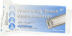 Medique - 3" Wide, General Purpose Gauze Roll - Gauze Bandage - Eagle Tool & Supply