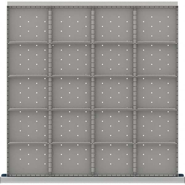 LISTA - 20-Compartment Drawer Divider Layout for 3.15" High Drawers - Eagle Tool & Supply