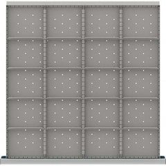 LISTA - 20-Compartment Drawer Divider Layout for 3.15" High Drawers - Eagle Tool & Supply