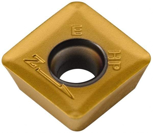 Kennametal - SDPT433 Grade KC725M Carbide Milling Insert - TiN/TiCN/TiN Finish, 3/16" Thick, 1/2" Inscribed Circle, 1.19mm Corner Radius - Eagle Tool & Supply