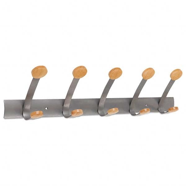 Alba - Coat Racks, Hooks & Shelving Type: Hangers Number of Hooks: 5 - Eagle Tool & Supply