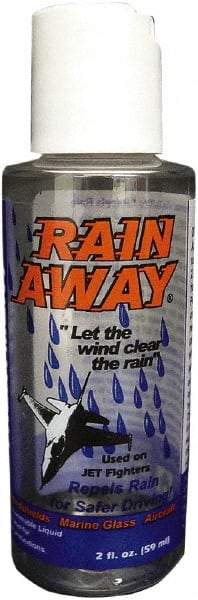 Rain Away - Isopropyl Alcohol Windshield Rain Repellent - 4 oz. Bottle - Eagle Tool & Supply