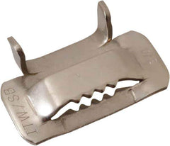 IDEAL TRIDON - Band Clamps & Buckles Type: Banding Strap Buckles Material: Stainless Steel - Eagle Tool & Supply