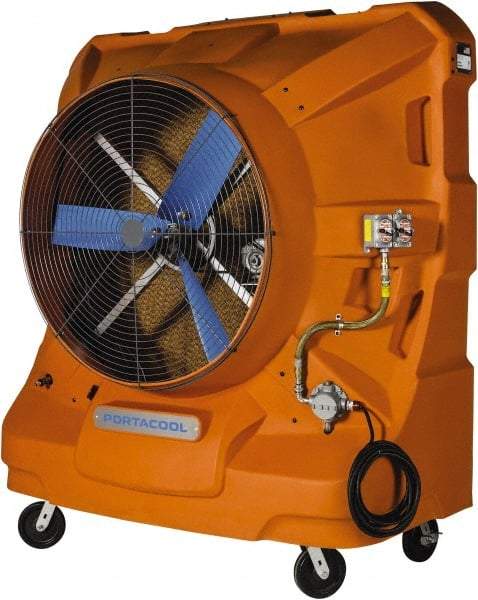 PortaCool - 48" Blade, 65 Gal Capacity, 2.5 hp, 22,500 CFM Evaporative Cooler - 19.8 Amp Rating, 120 Volts, Single Speed - Eagle Tool & Supply