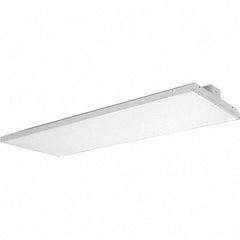 Eiko Global - 1 Lamp, 265 Watts, LED, High Bay Fixture - 4' Long x 92.5mm High x 440mm Wide, 120-277 Volt, Steel Housing - Eagle Tool & Supply