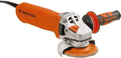 WALTER Surface Technologies - 4" Wheel Diam, 10,500 RPM, Corded Angle & Disc Grinder - 5/8-11 Spindle - Eagle Tool & Supply