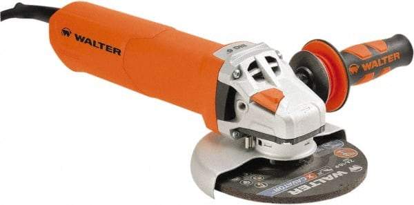 WALTER Surface Technologies - 6" Wheel Diam, 9,600 RPM, Corded Angle & Disc Grinder - 5/8-11 Spindle - Eagle Tool & Supply